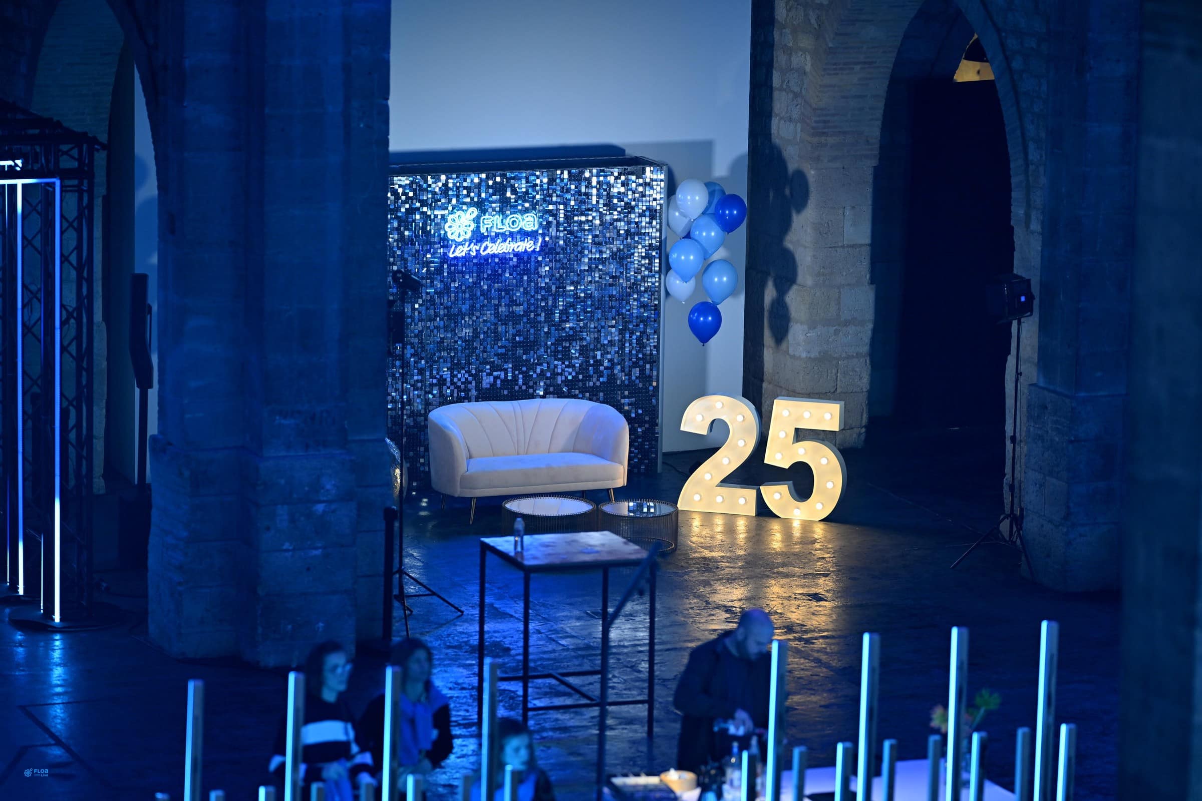 Photobooth anniversaire entreprise sequin convention
